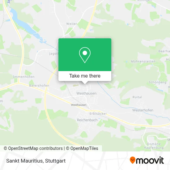 Sankt Mauritius map