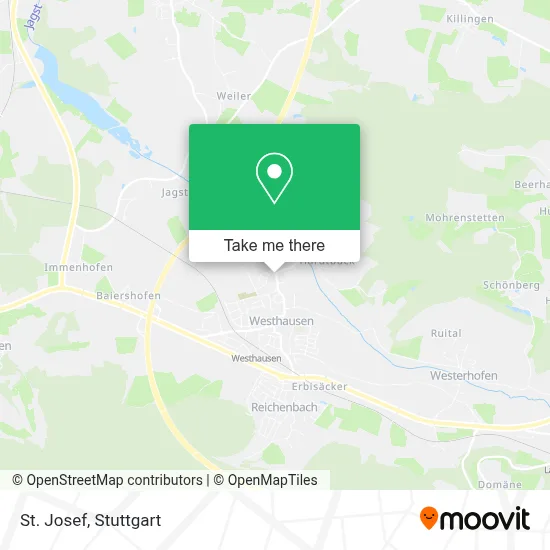 St. Josef map