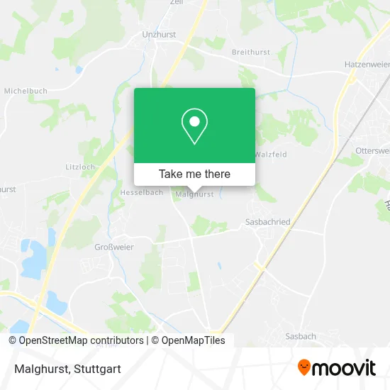 Malghurst map