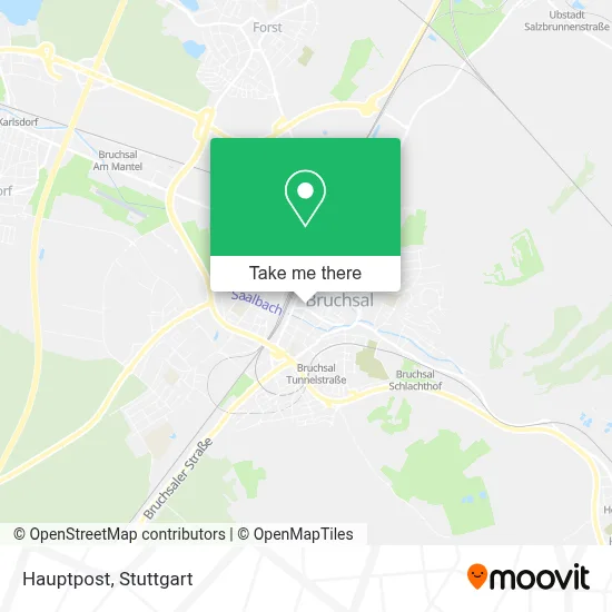 Hauptpost map