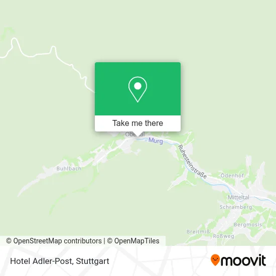 Hotel Adler-Post map