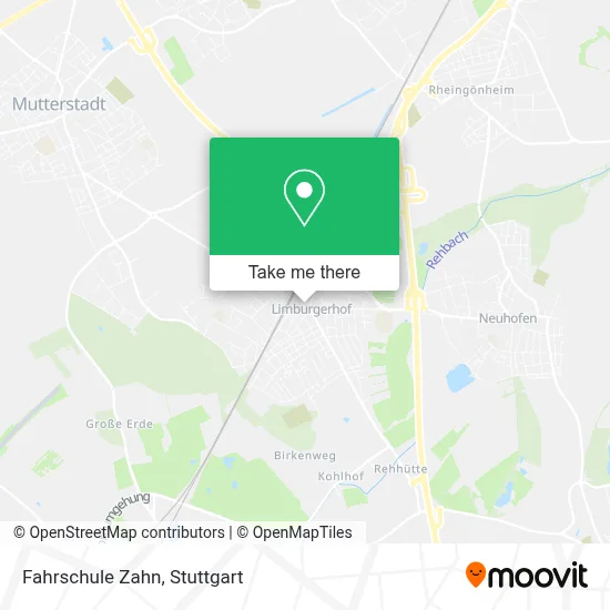 Fahrschule Zahn map