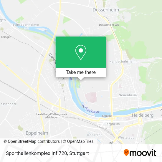 Sporthallenkomplex Inf 720 map