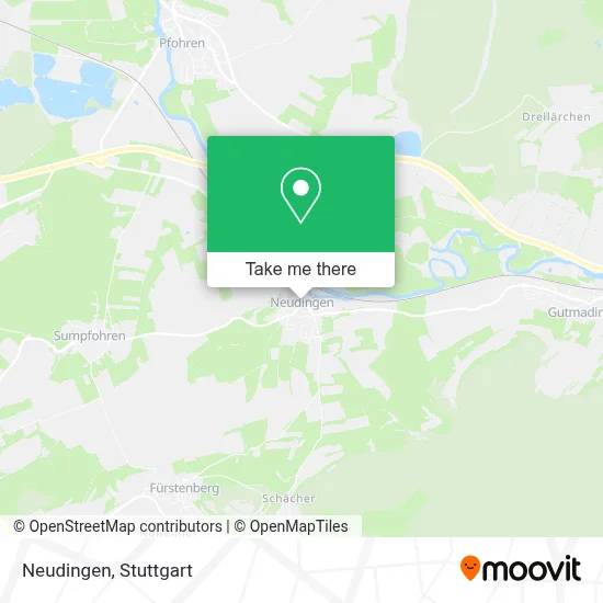 Neudingen map