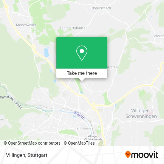 Villingen map