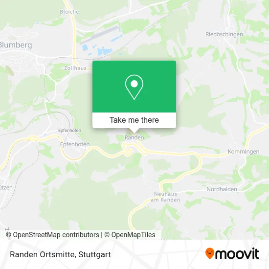 Randen Ortsmitte map
