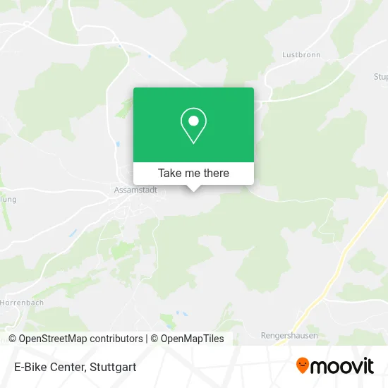 E-Bike Center map