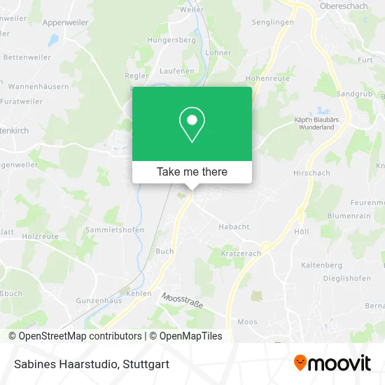 Sabines Haarstudio map