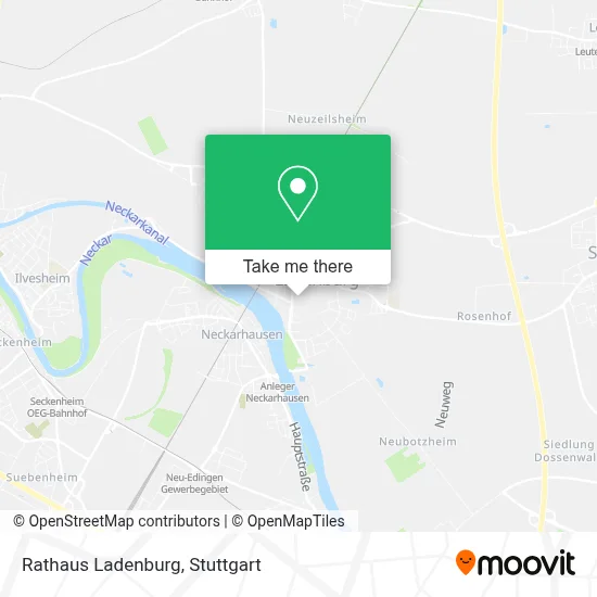 Rathaus Ladenburg map