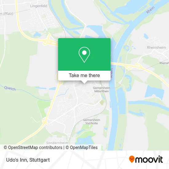 Udo's Inn map