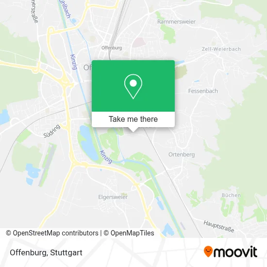 Offenburg map