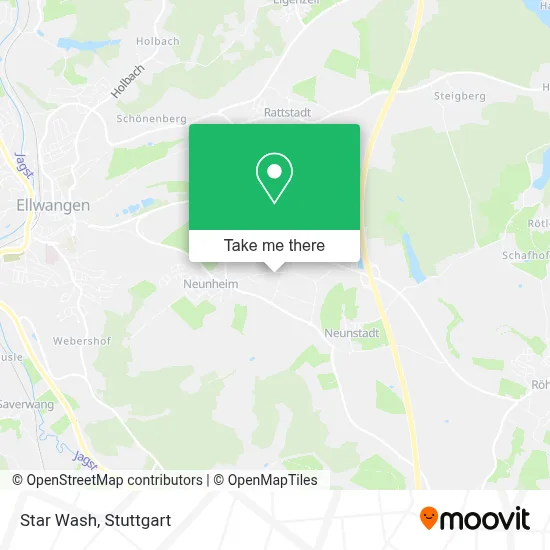 Star Wash map