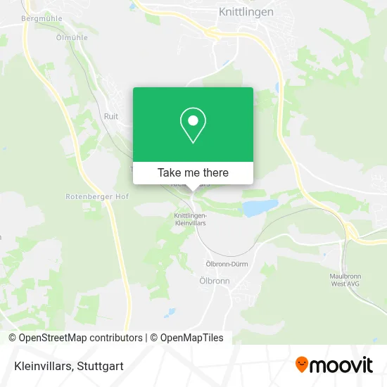 Kleinvillars map