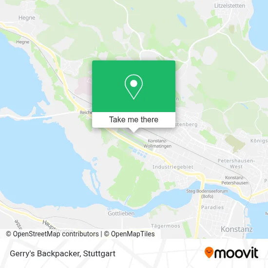 Gerry's Backpacker map