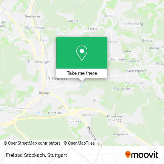 Freibad Stockach map