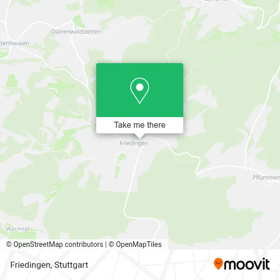 Friedingen map