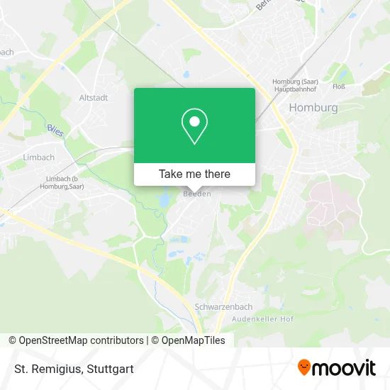 St. Remigius map