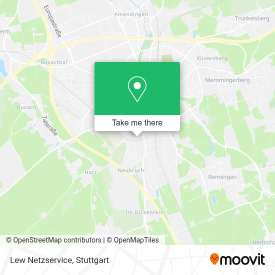 Lew Netzservice map