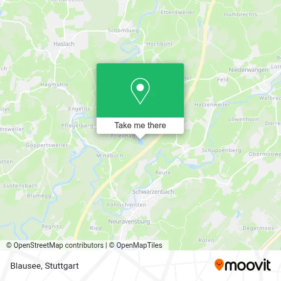 Blausee map