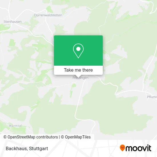 Backhaus map
