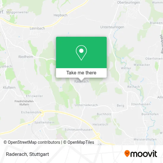Raderach map