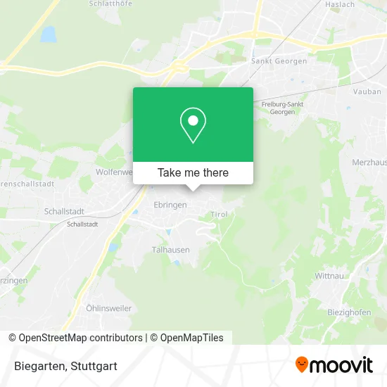 Biegarten map