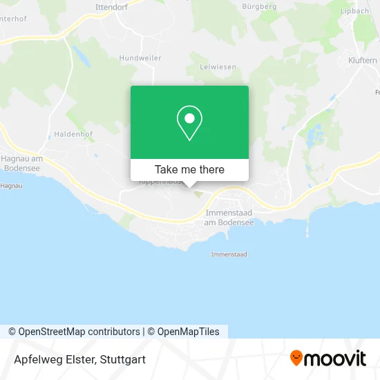 Apfelweg Elster map