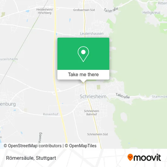 Römersäule map