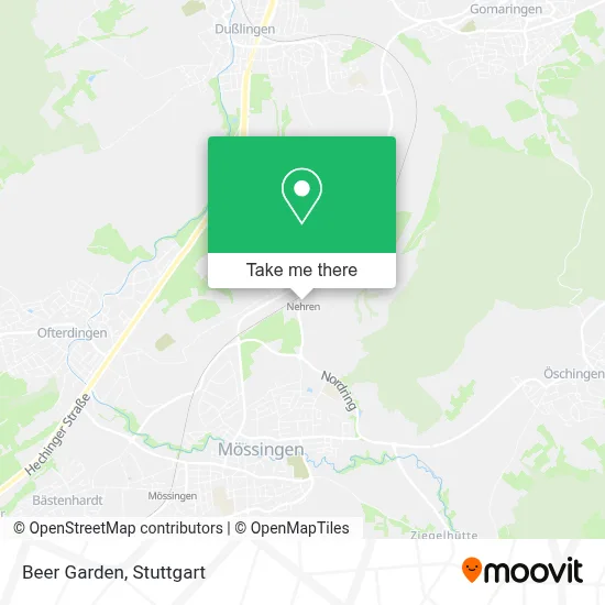 Biergarten map