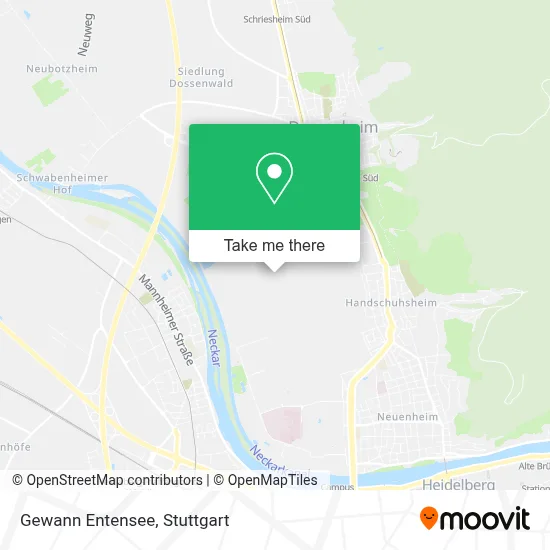 Gewann Entensee map