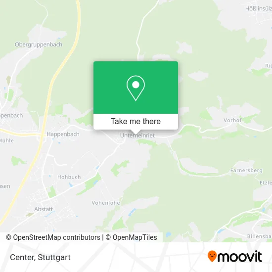 Zentrum map