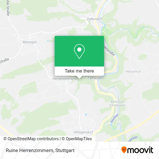 Ruine Herrenzimmern map