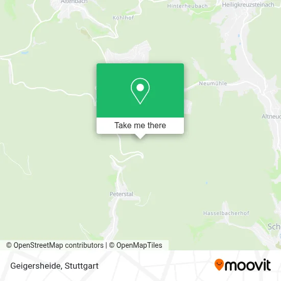 Geigersheide map