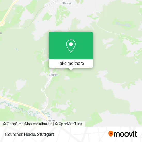 Beurener Heide map