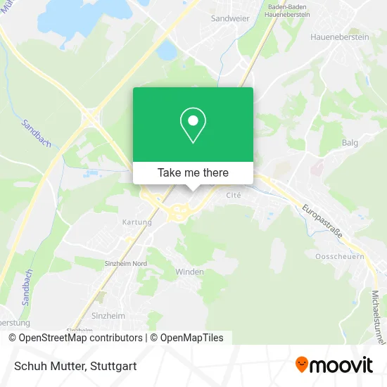 Schuh Mutter map