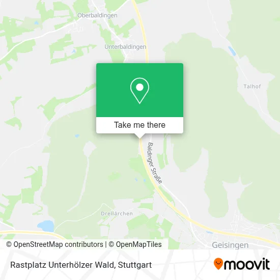 Rastplatz Unterhölzer Wald map