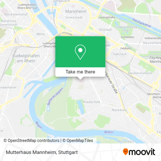 Mutterhaus Mannheim map