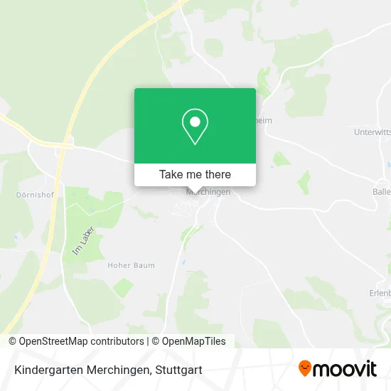 Kindergarten Merchingen map