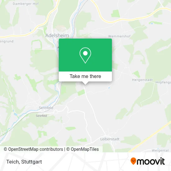 Teich map