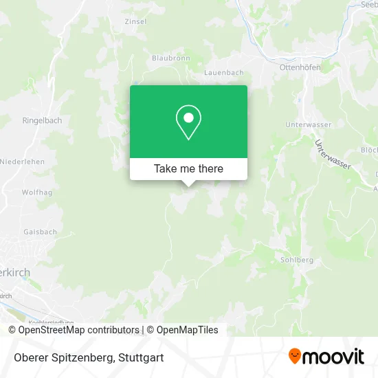 Oberer Spitzenberg map