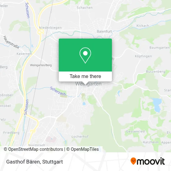 Gasthof Bären map