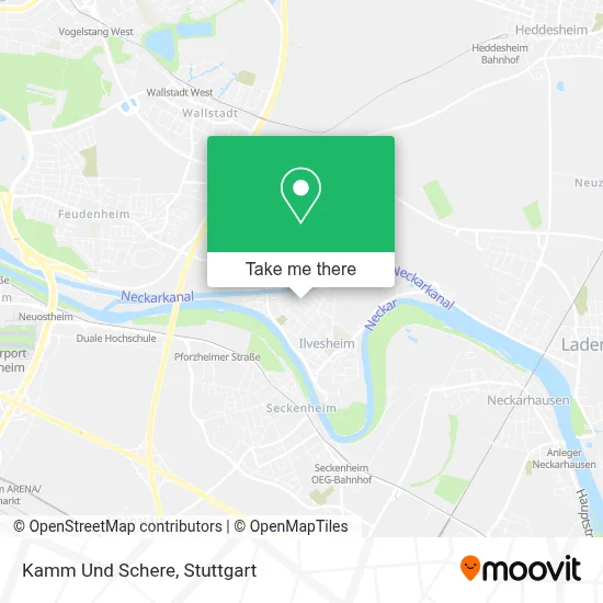Kamm Und Schere map