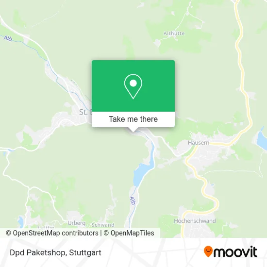Dpd Paketshop map