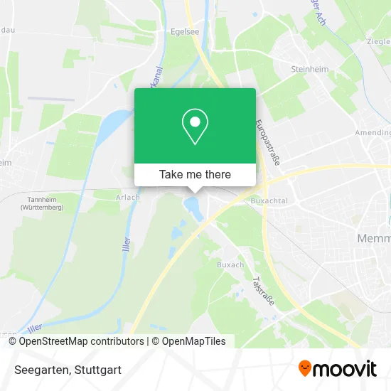 Seegarten map