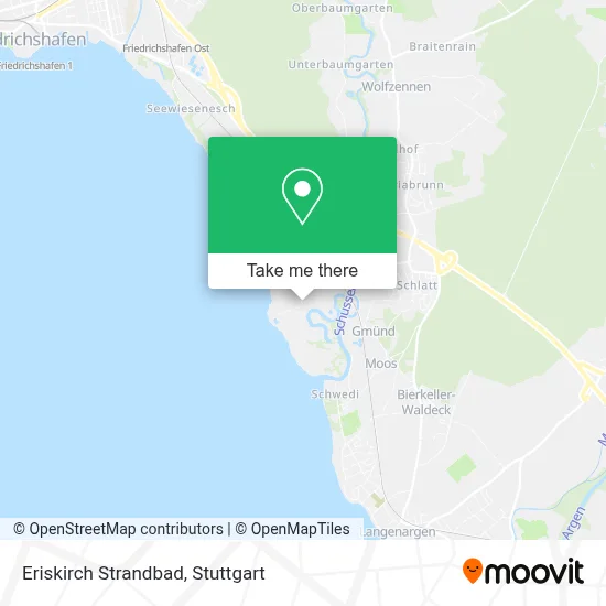 Eriskirch Strandbad map
