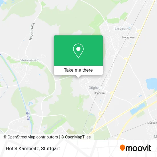 Hotel Kambeitz map