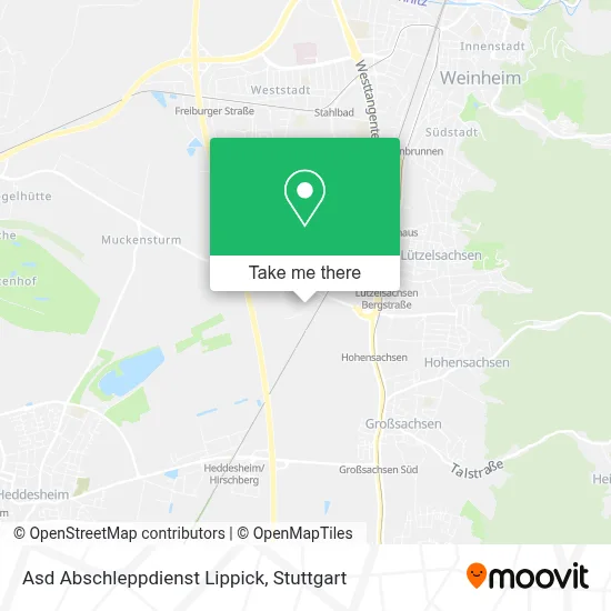 Asd Abschleppdienst Lippick map