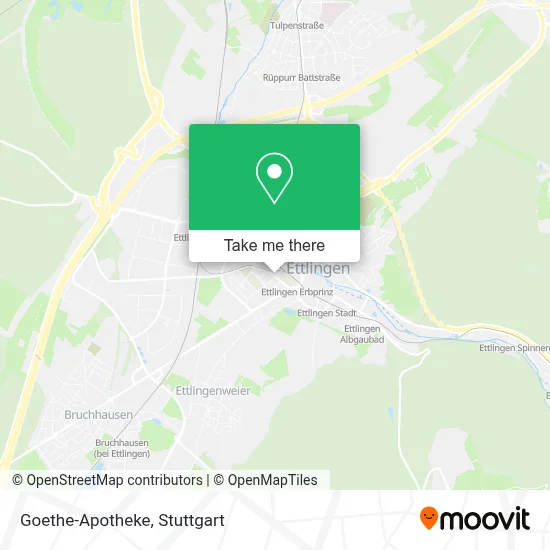 Goethe-Apotheke map