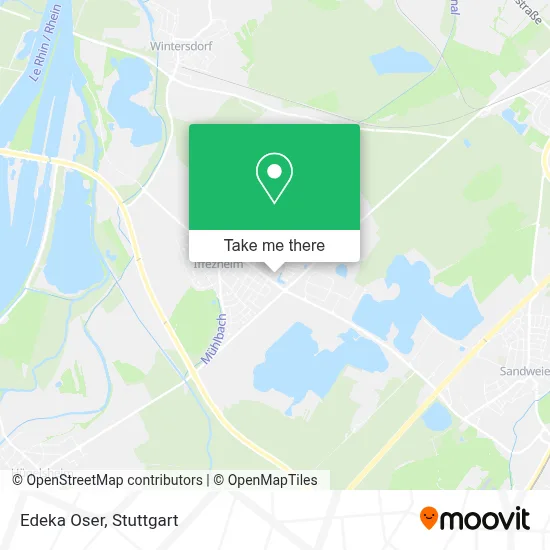 Edeka Oser map