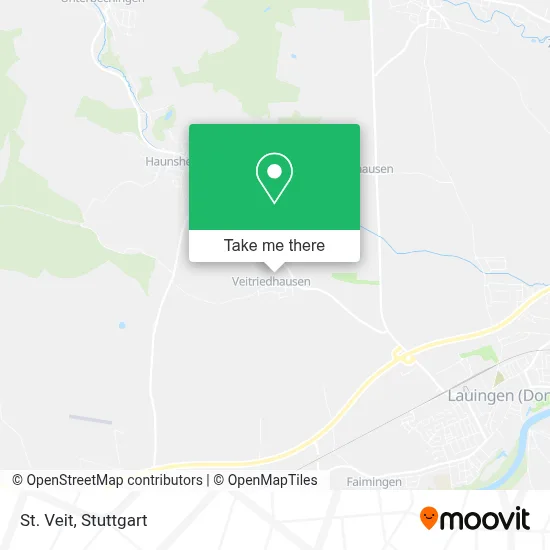 St. Veit map